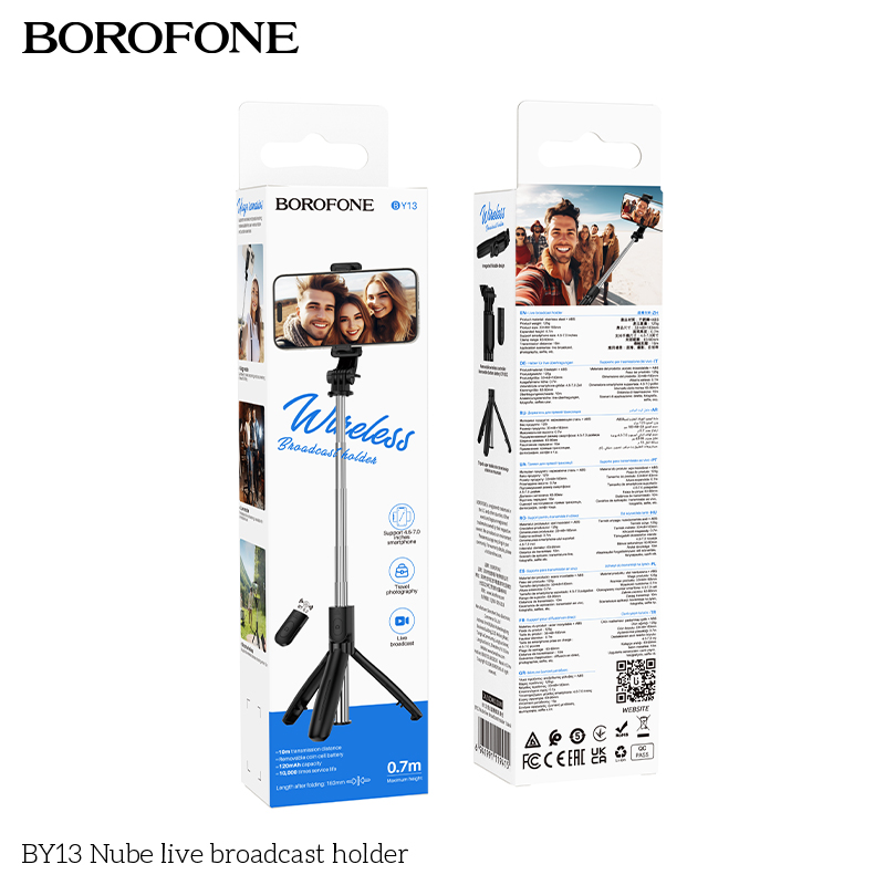 BOROFONE BY13 Nube live broadcast phone holder NZ 8